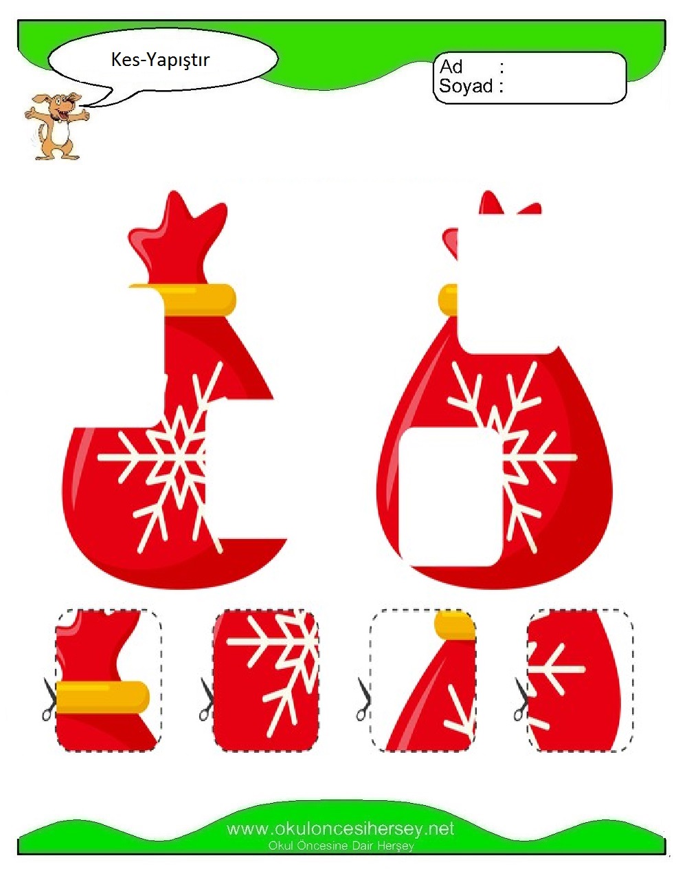 Kes Yapıştır Çalışmaları