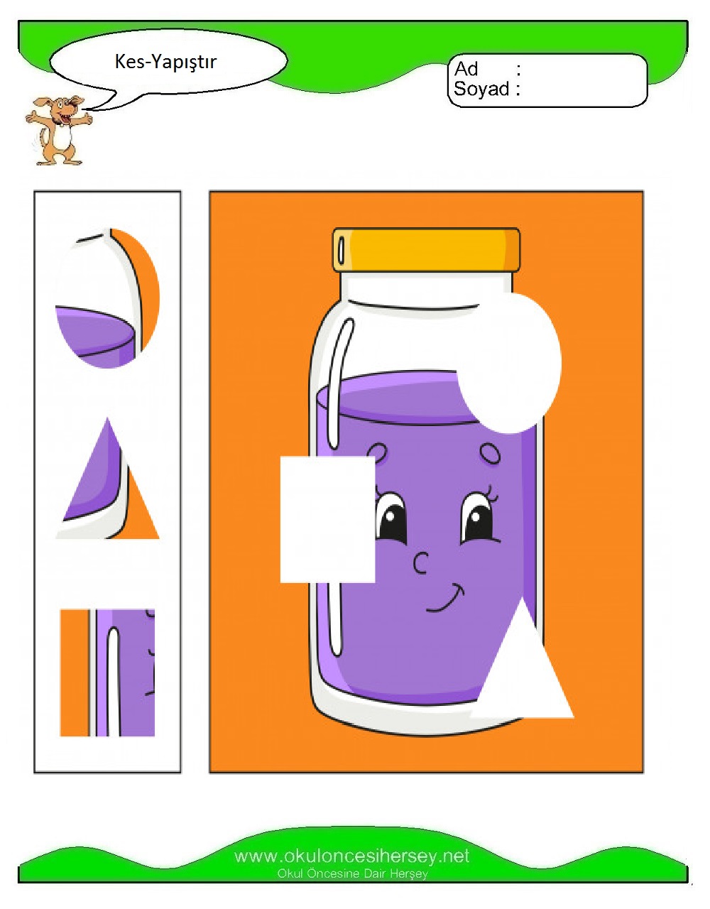 Kes Yapıştır Çalışmaları