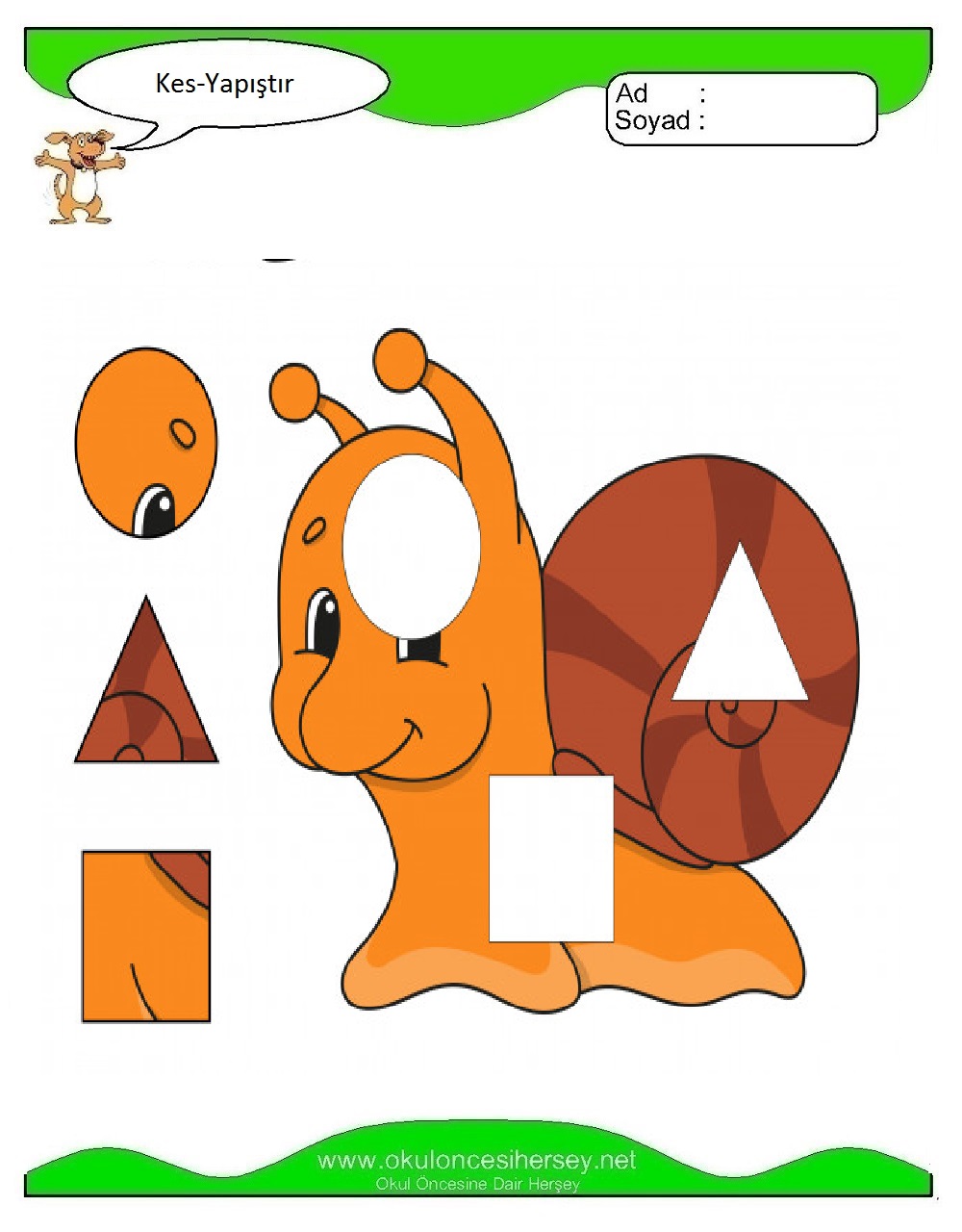 Kes Yapıştır Çalışmaları