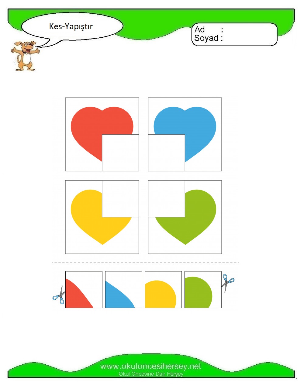 Kes Yapıştır Çalışmaları