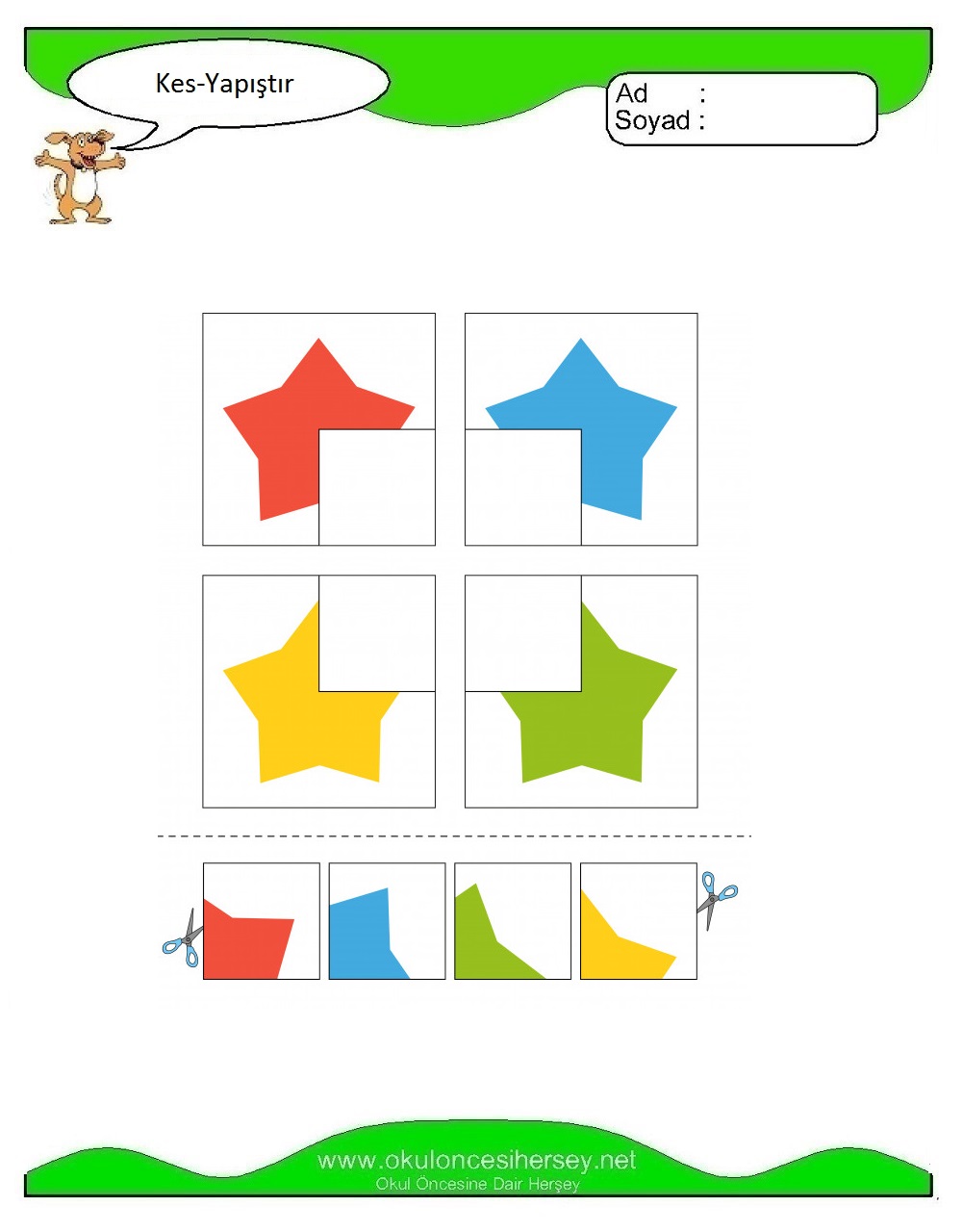 Kes Yapıştır Çalışmaları