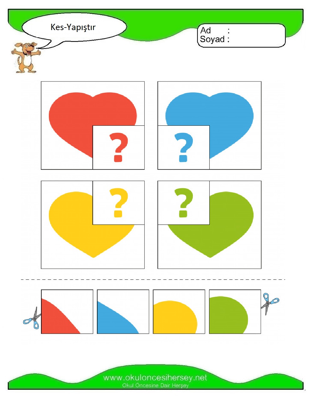 Kes Yapıştır Çalışmaları