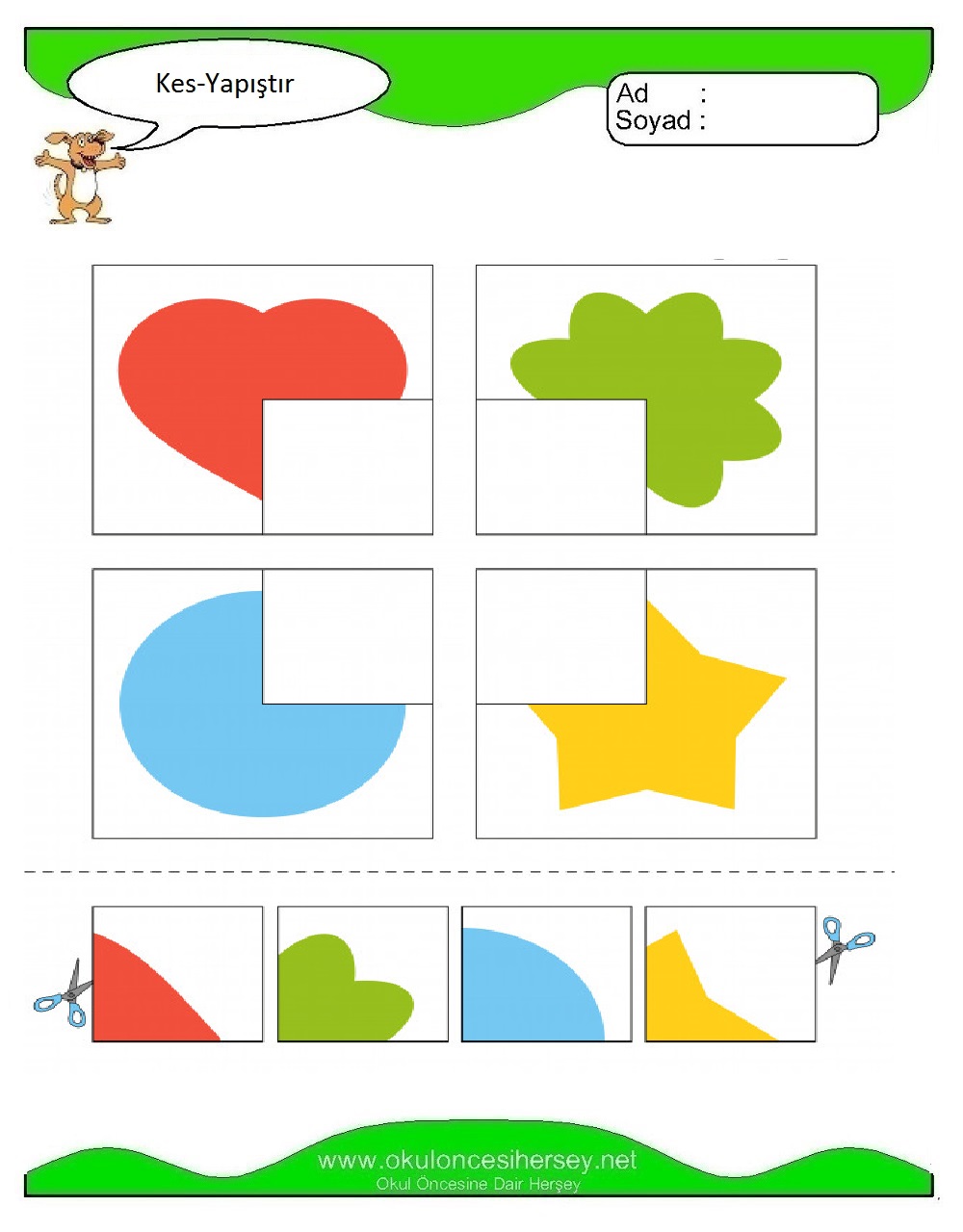 Kes Yapıştır Çalışmaları