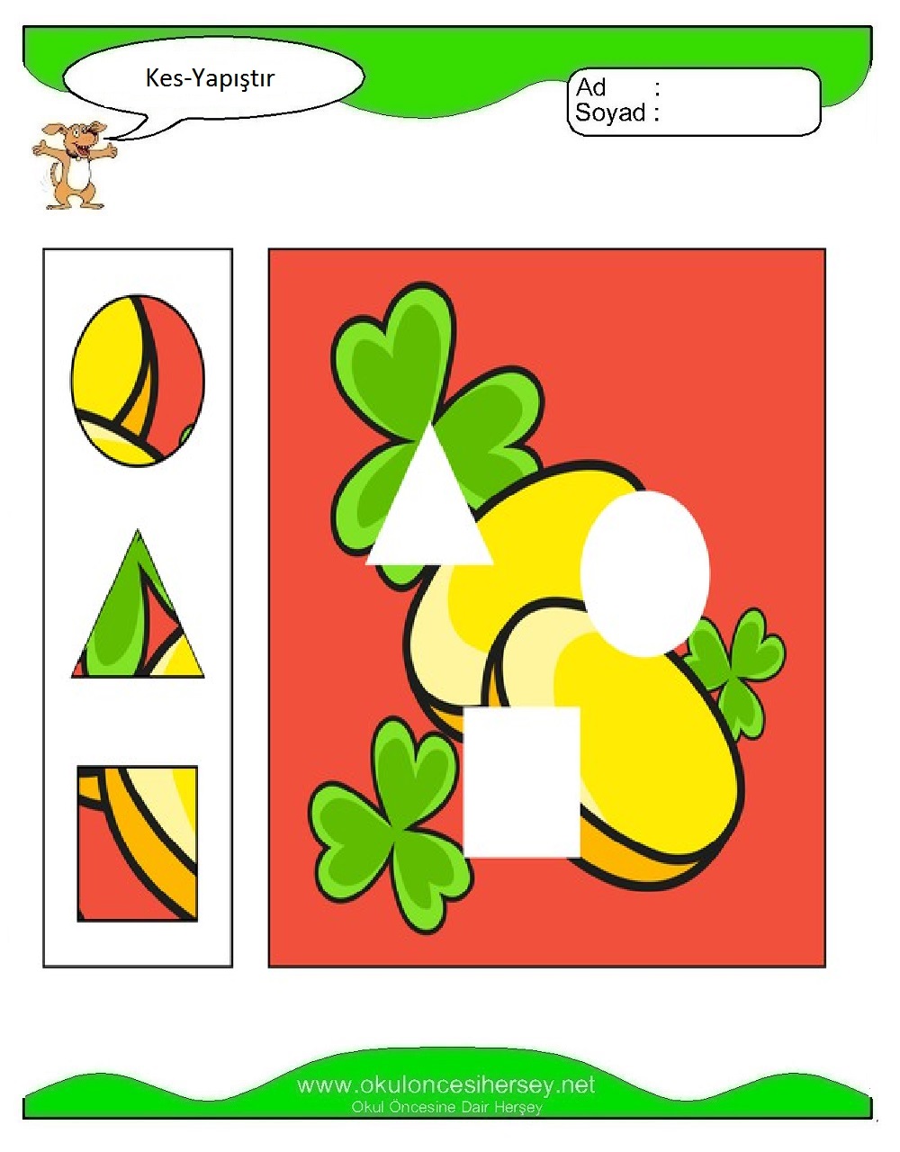 Kes Yapıştır Çalışmaları