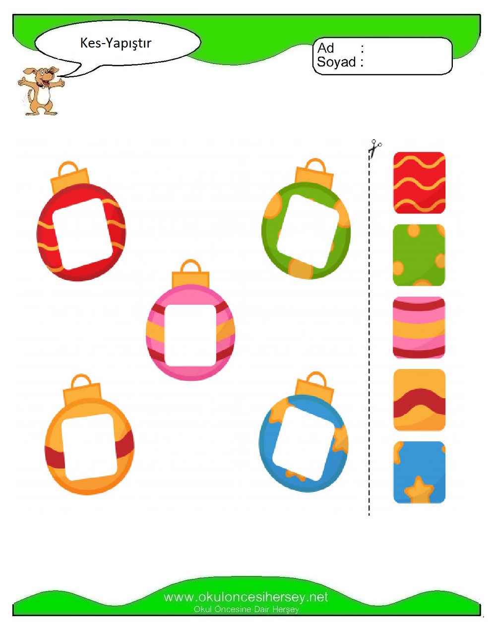 Kes Yapıştır Çalışmaları