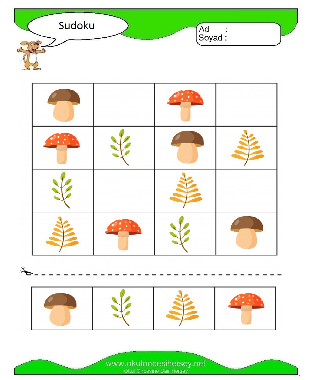Resimli Sudoku Bulmaca