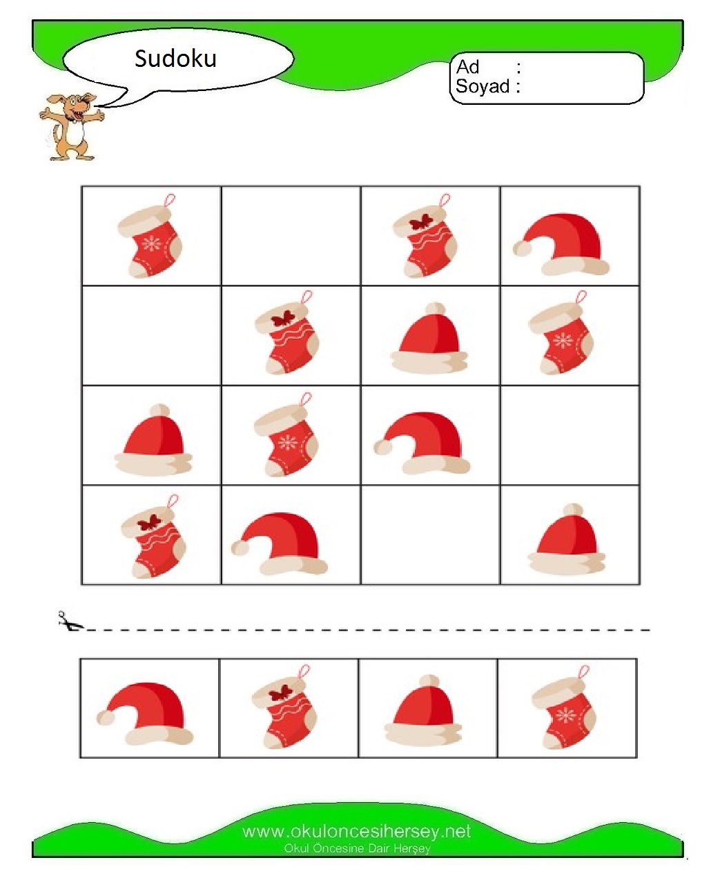 Resimli Sudoku Bulmaca