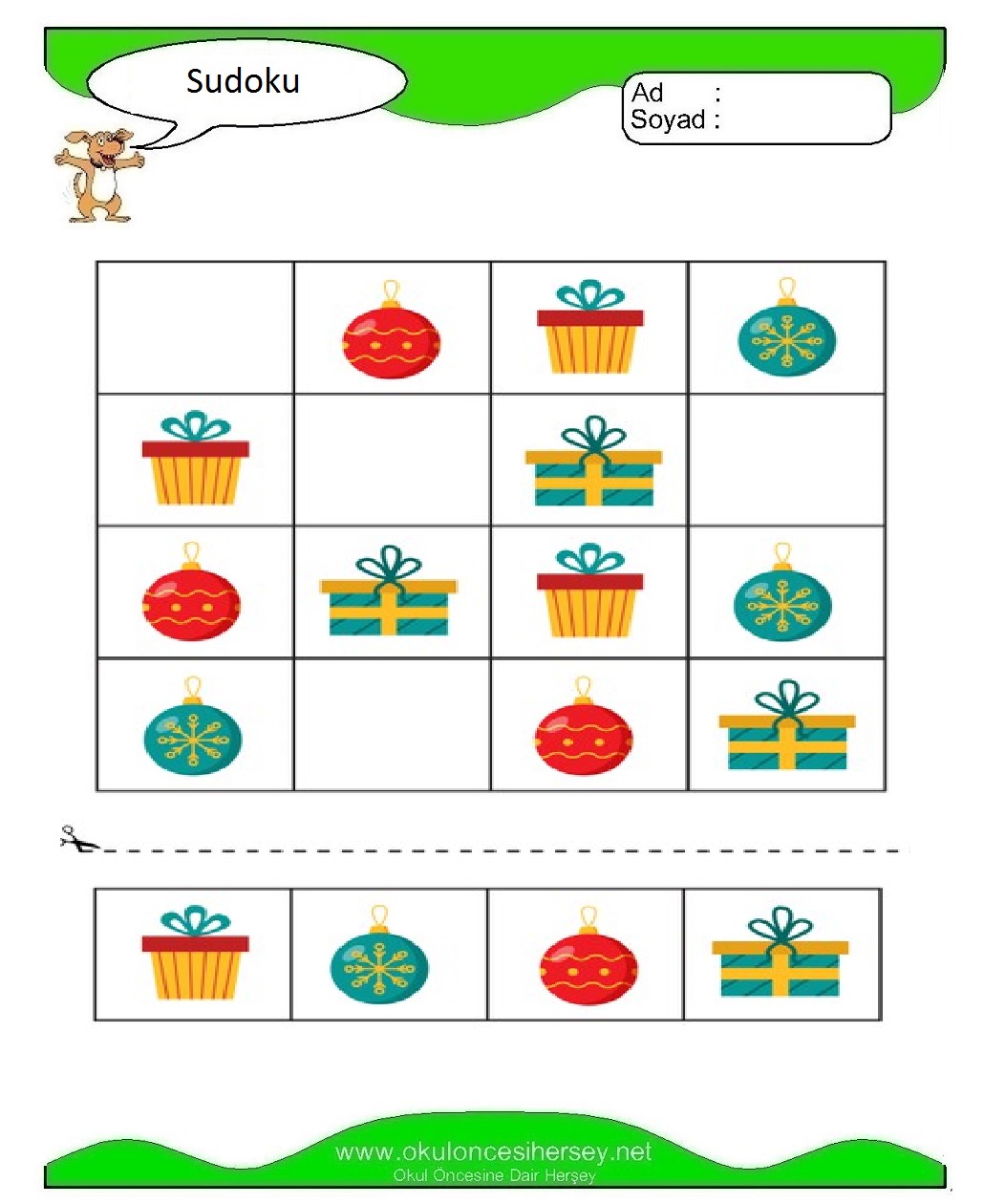 Resimli Sudoku Bulmaca