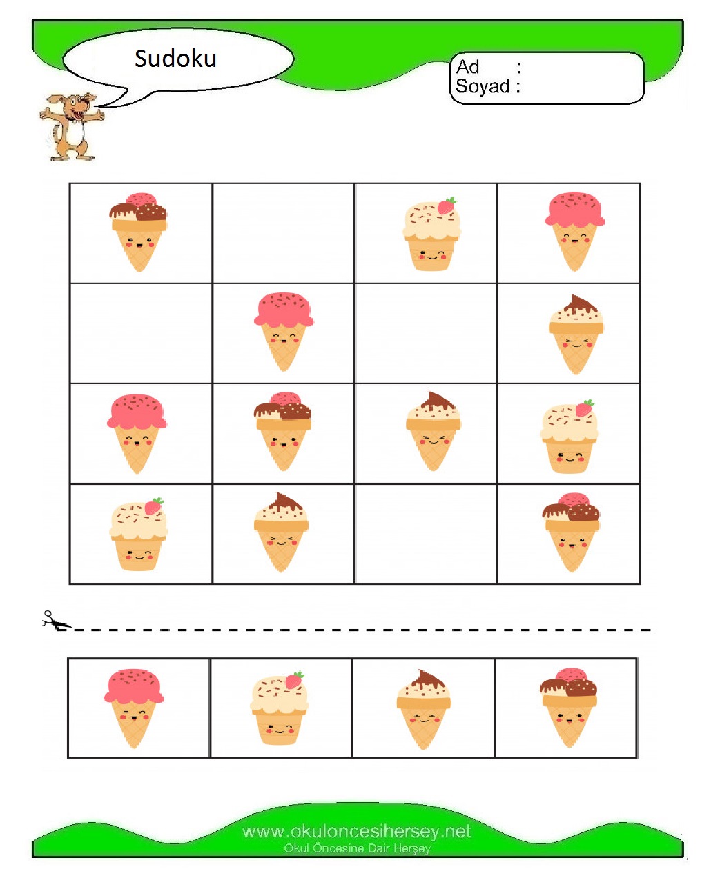 Resimli Sudoku Bulmaca