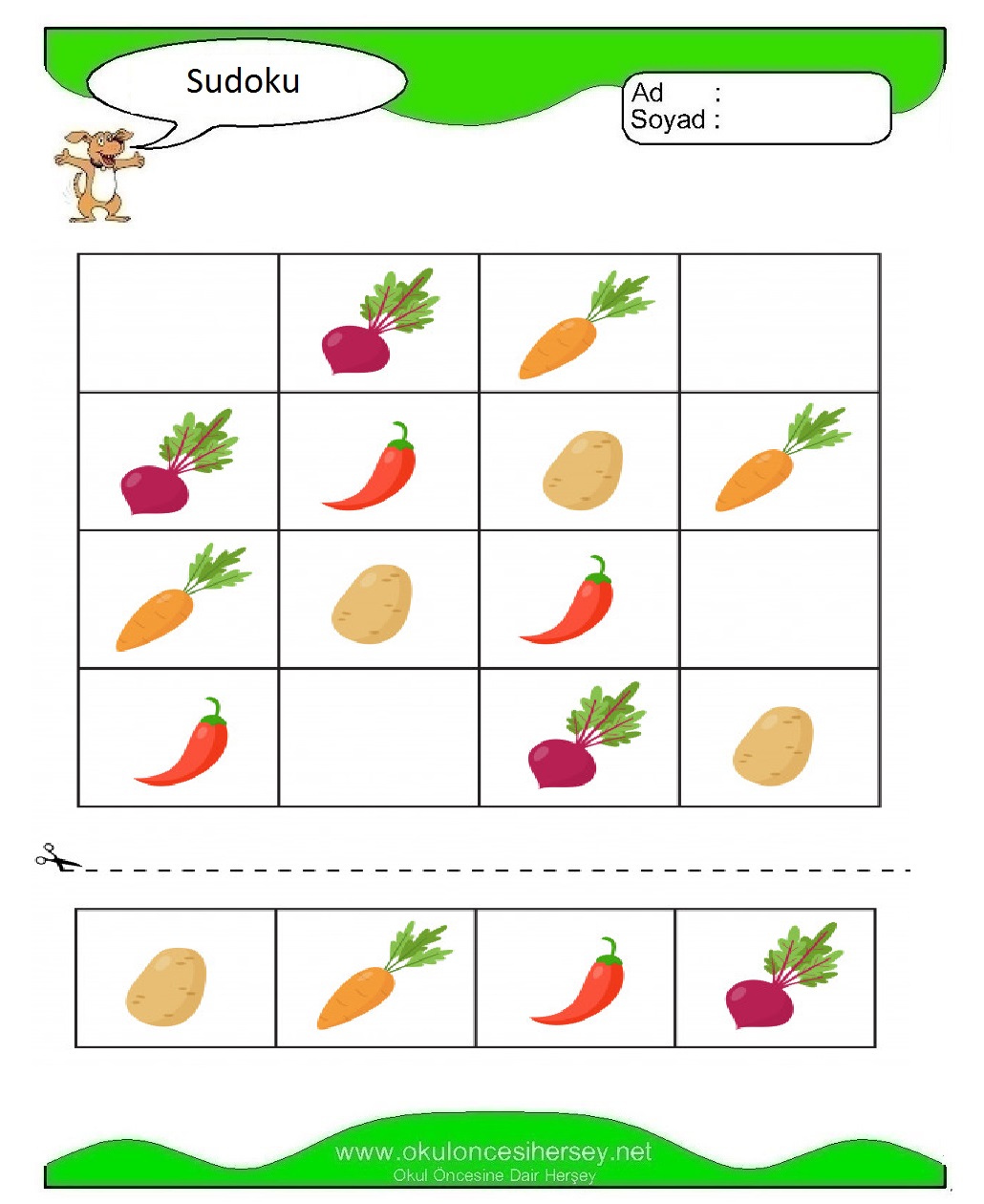 Resimli Sudoku Bulmaca