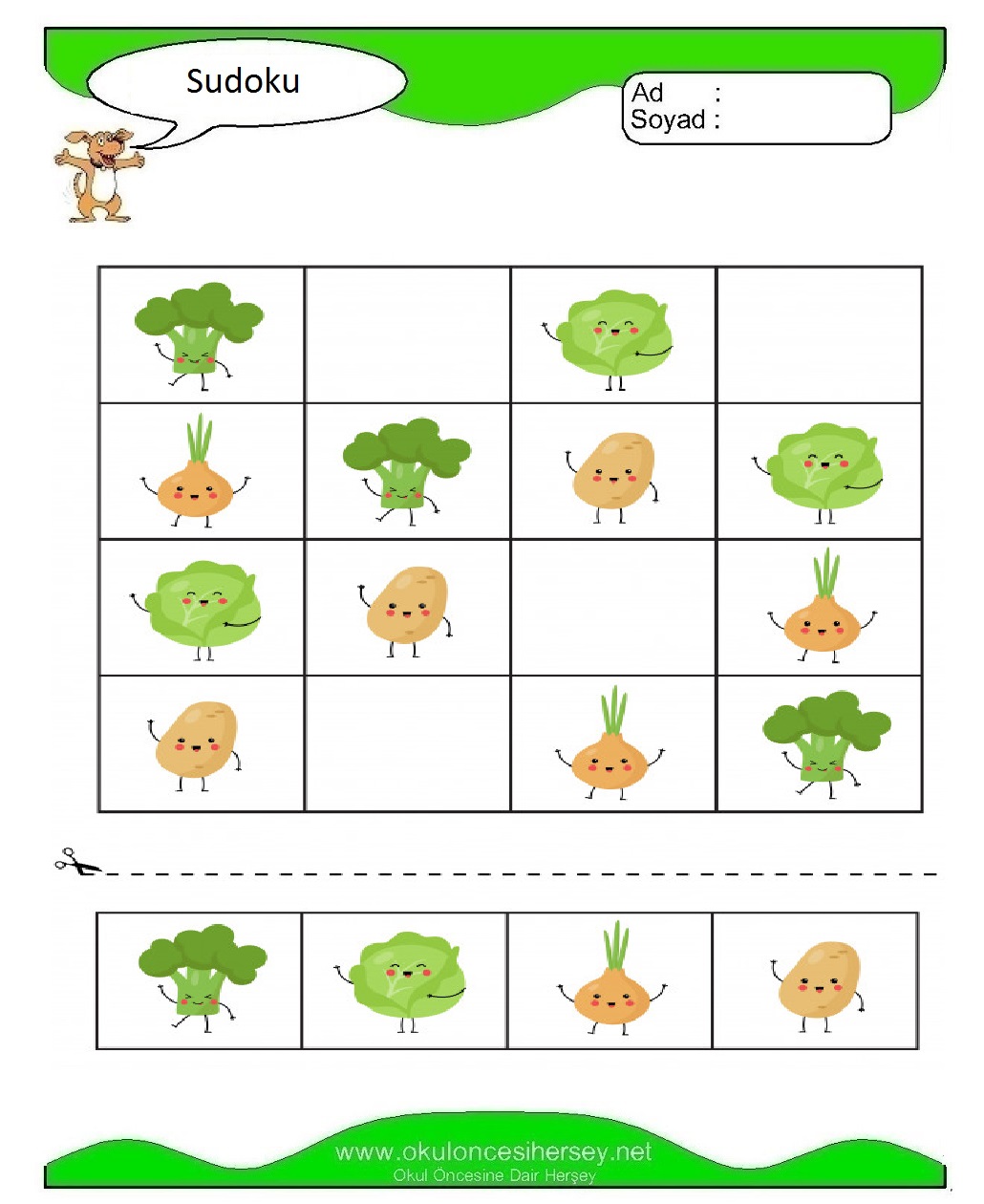 Resimli Sudoku Bulmaca