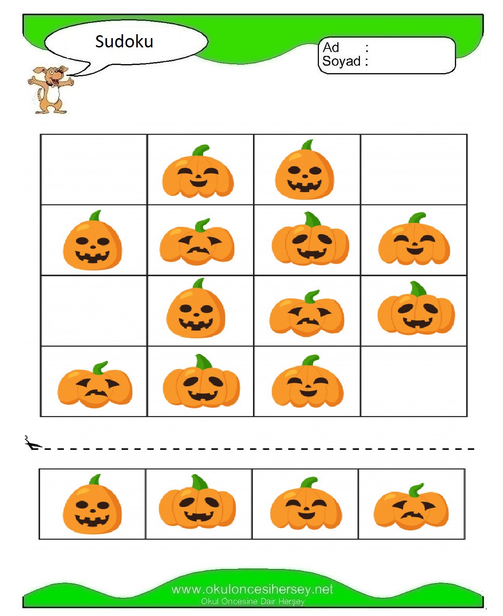 Resimli Sudoku Bulmaca