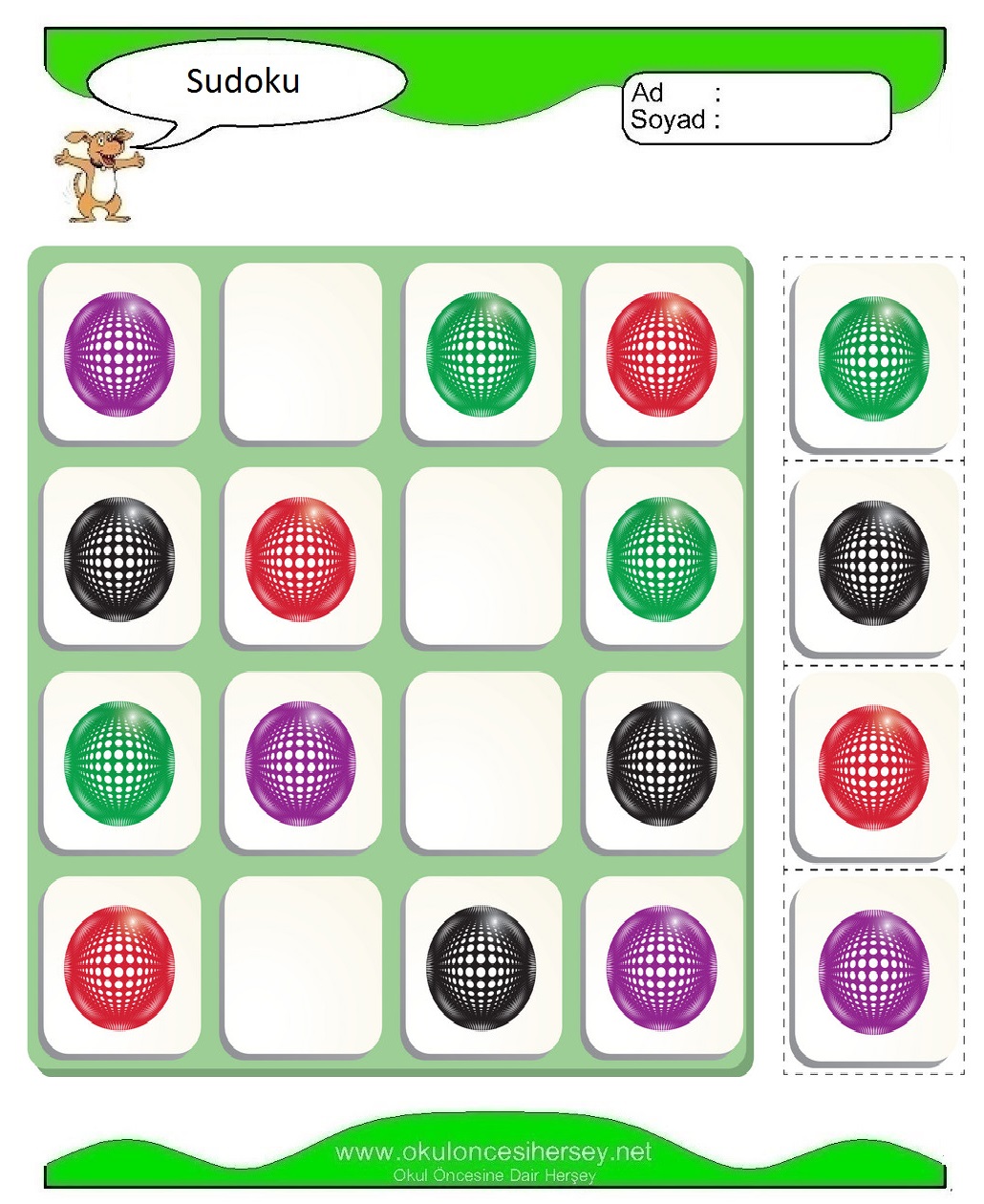 Resimli Sudoku Bulmaca