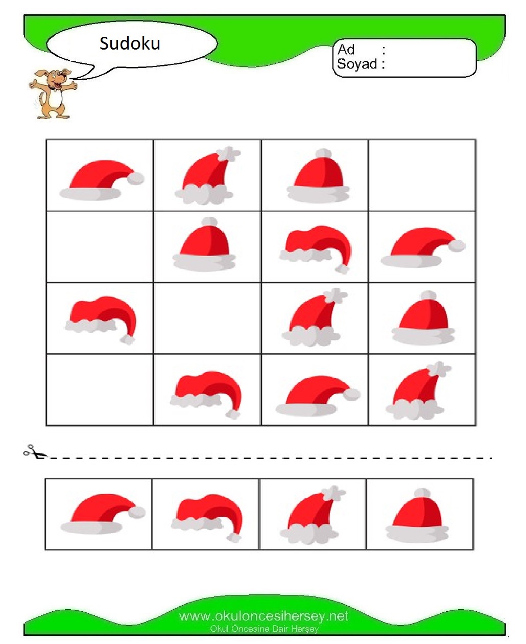 Resimli Sudoku Bulmaca