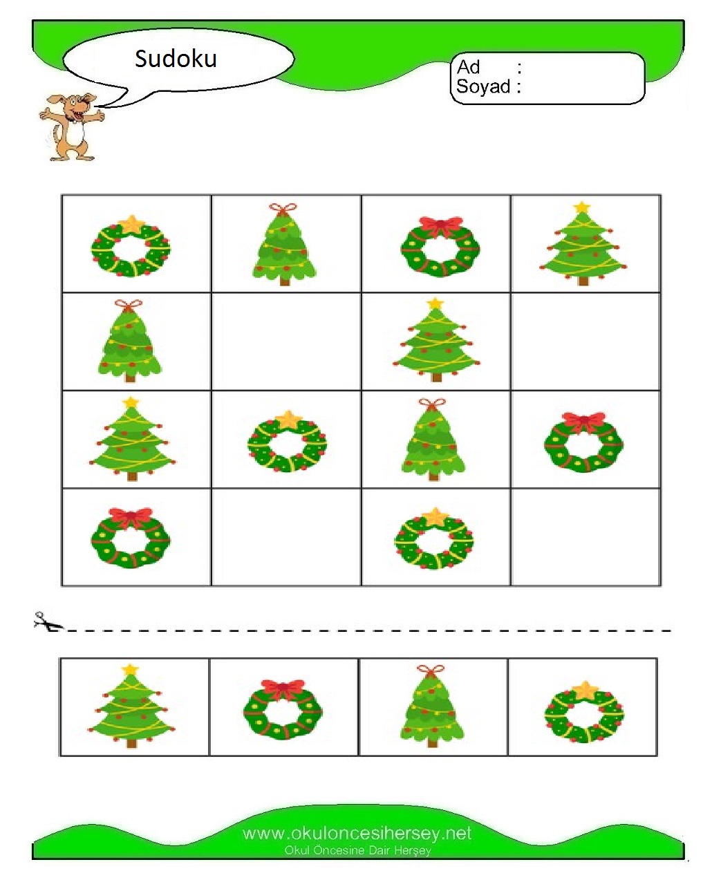 Resimli Sudoku Bulmaca