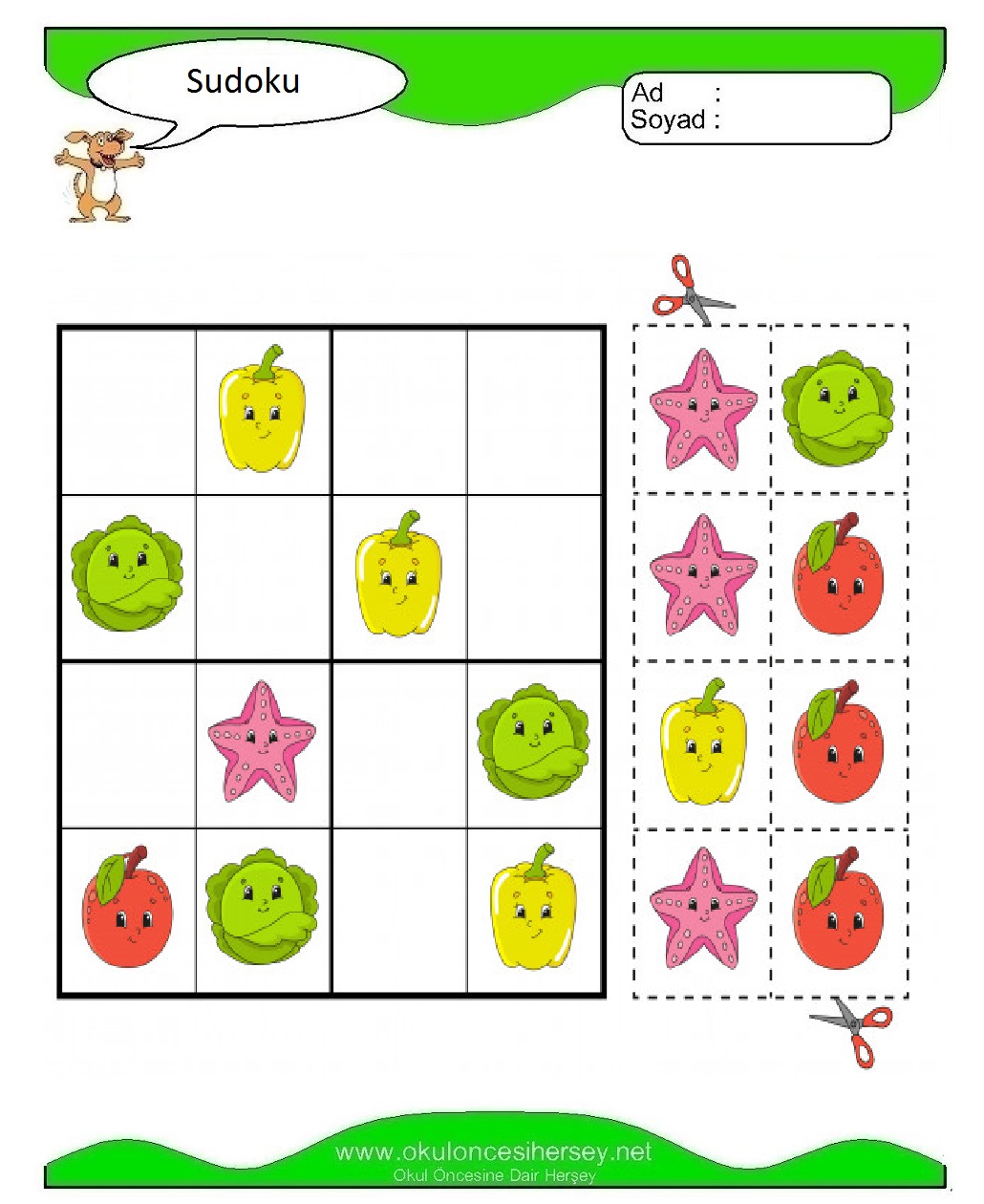 Resimli Sudoku Bulmaca