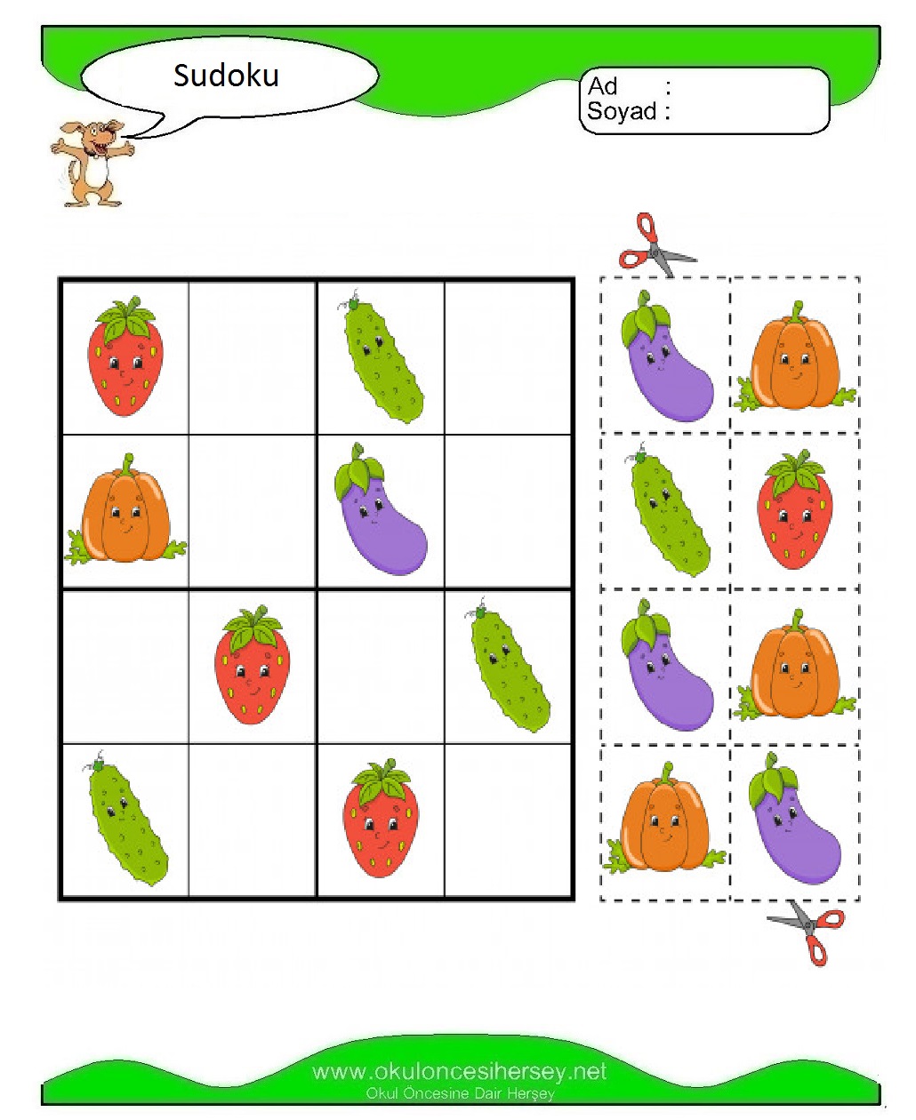 Resimli Sudoku Bulmaca