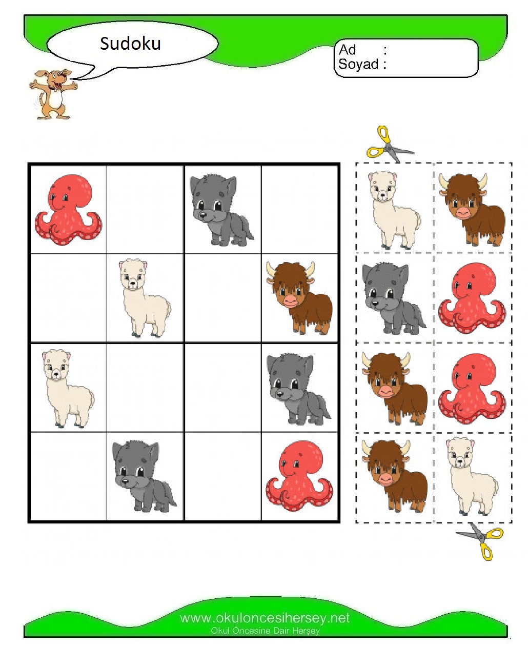 Resimli Sudoku Bulmaca