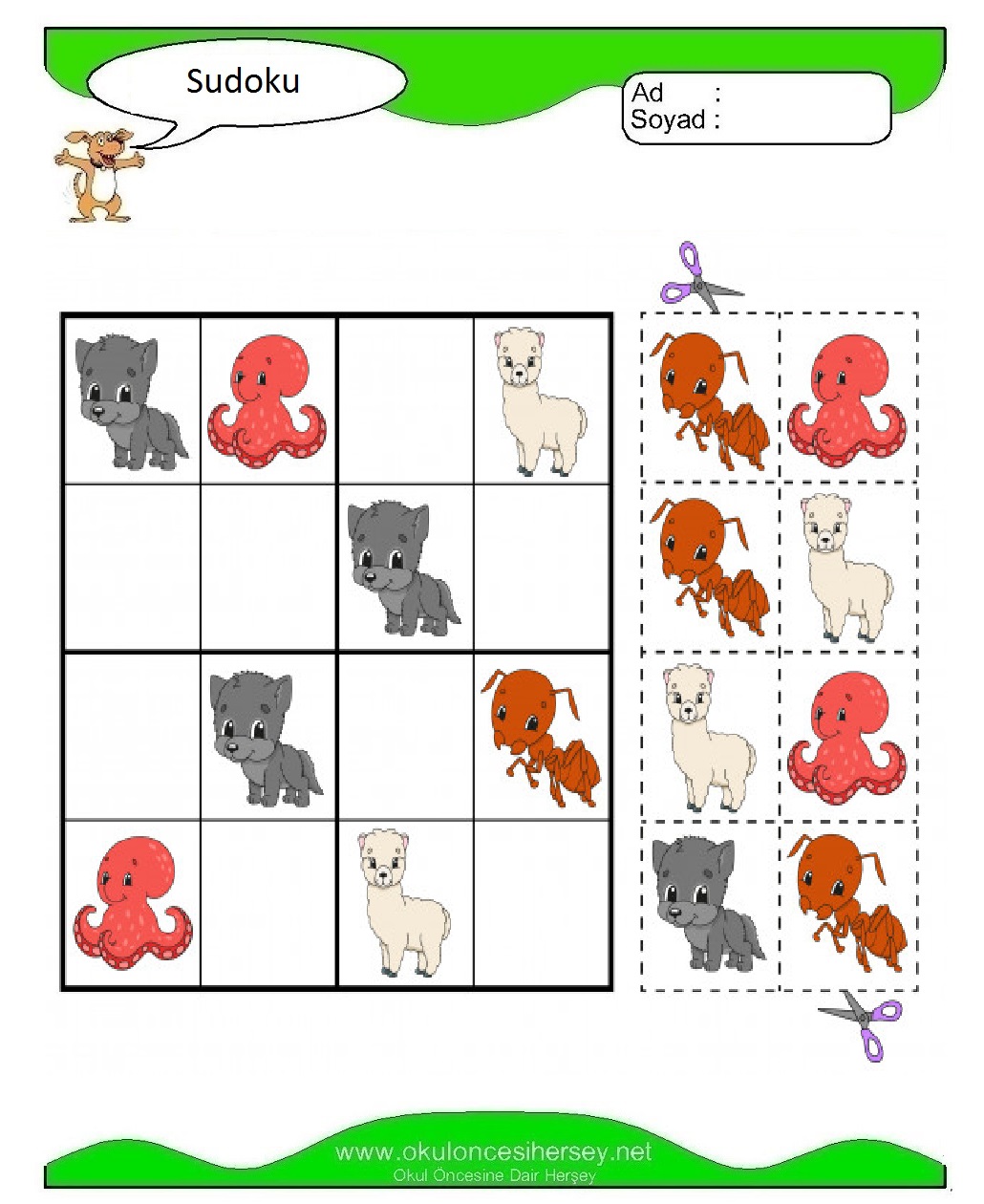 Resimli Sudoku Bulmaca
