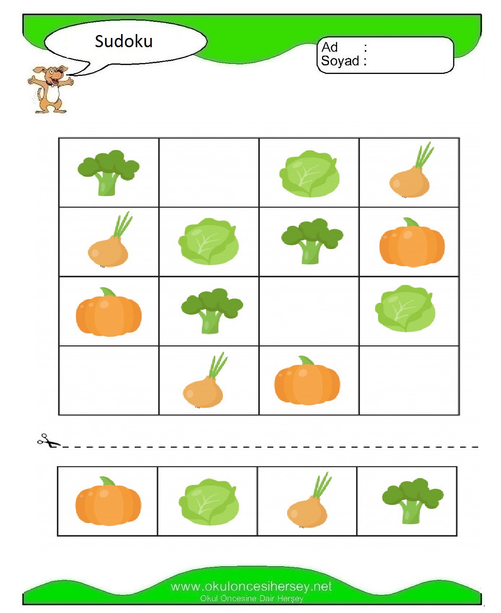 Resimli Sudoku Bulmaca