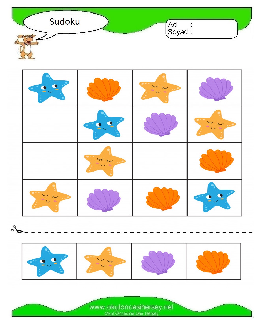 Resimli Sudoku Bulmaca