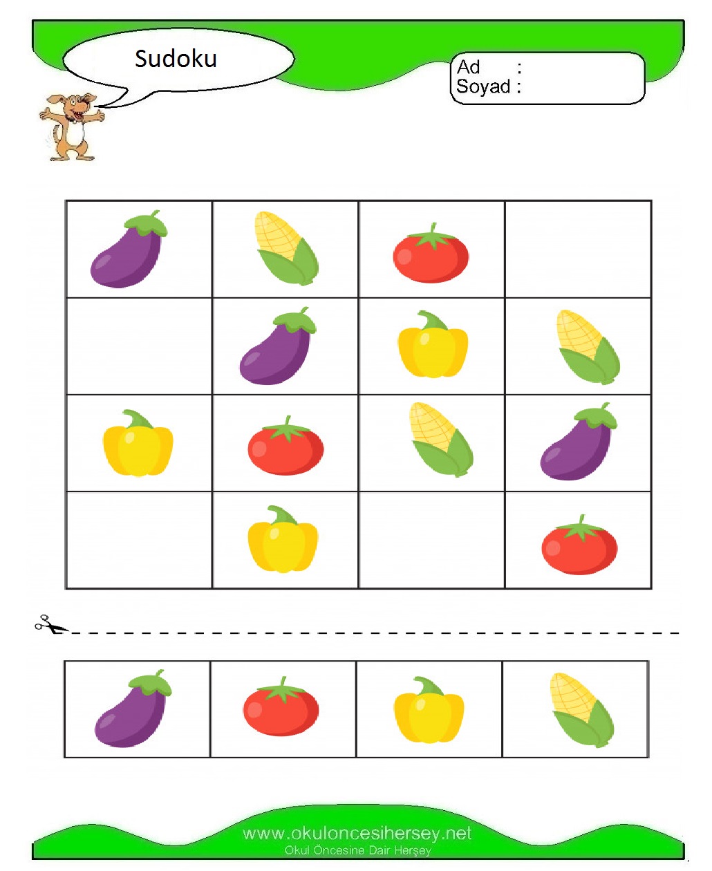 Resimli Sudoku Bulmaca