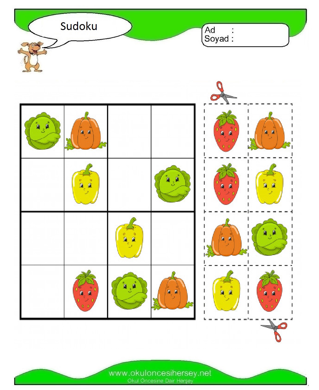 Resimli Sudoku Bulmaca