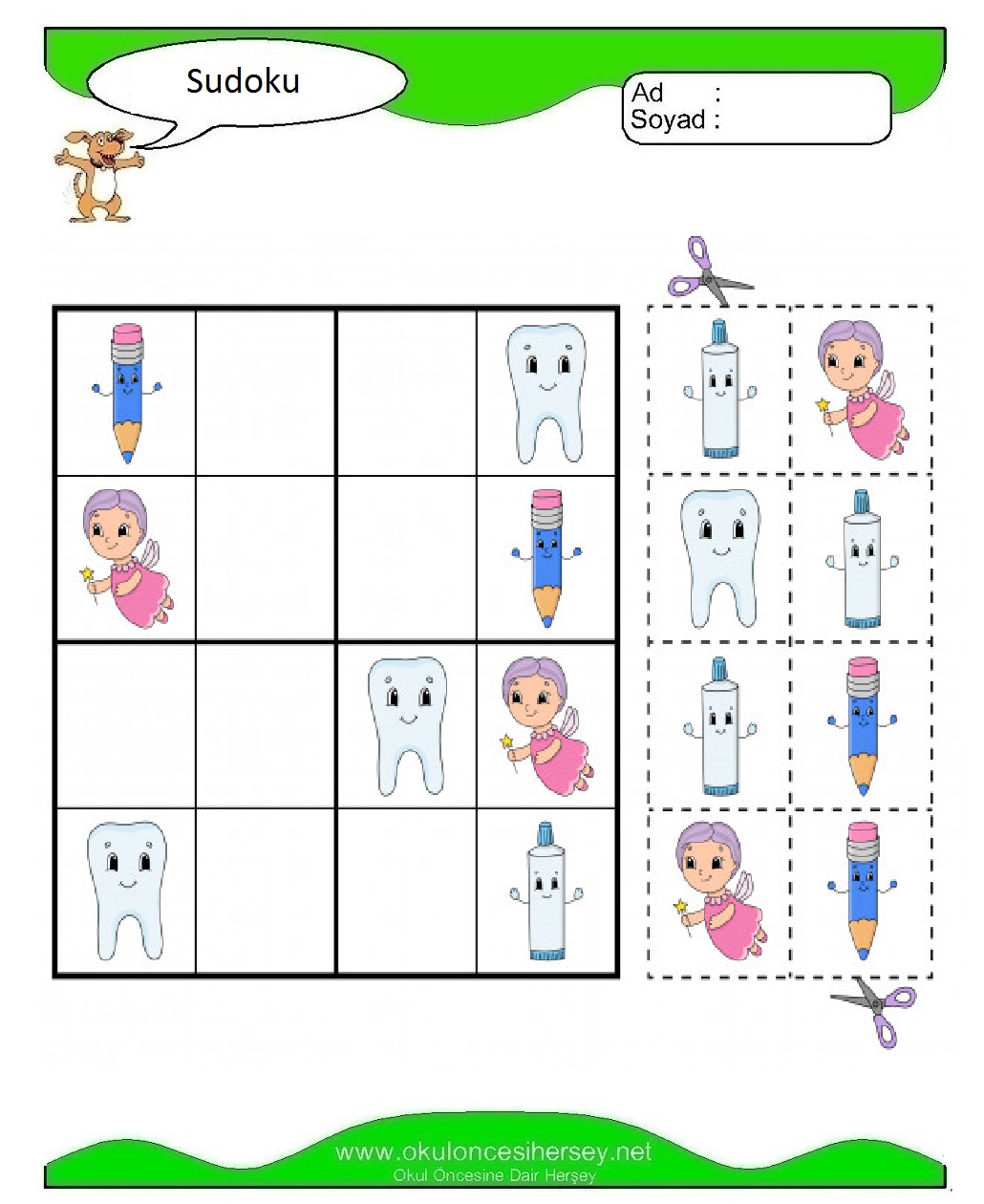 Resimli Sudoku Bulmaca