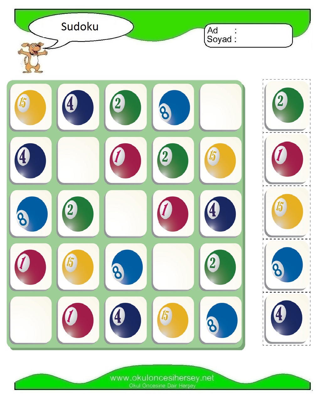 Resimli Sudoku Bulmaca