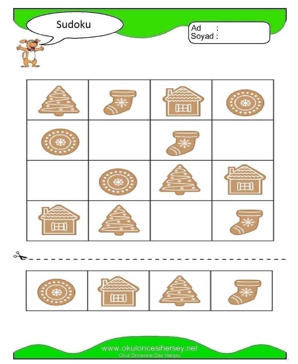 Resimli Sudoku Bulmaca