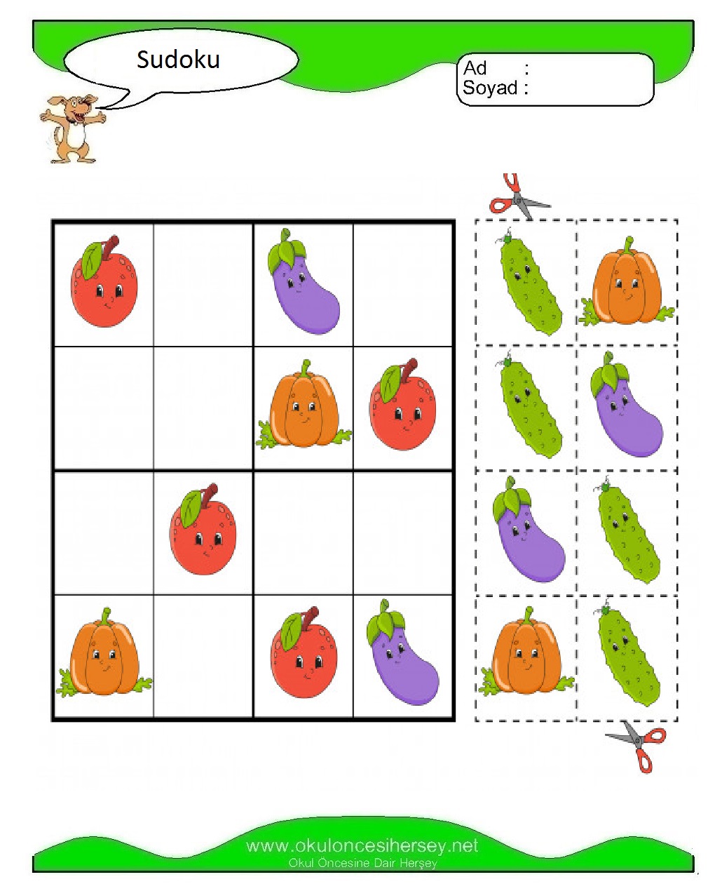 Resimli Sudoku Bulmaca