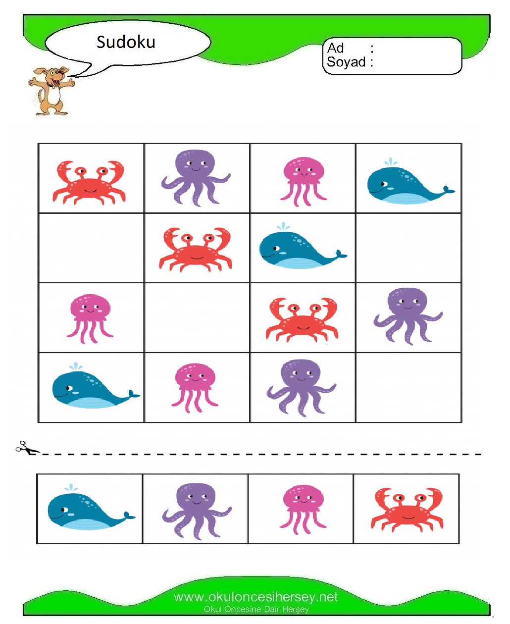 Resimli Sudoku Bulmaca