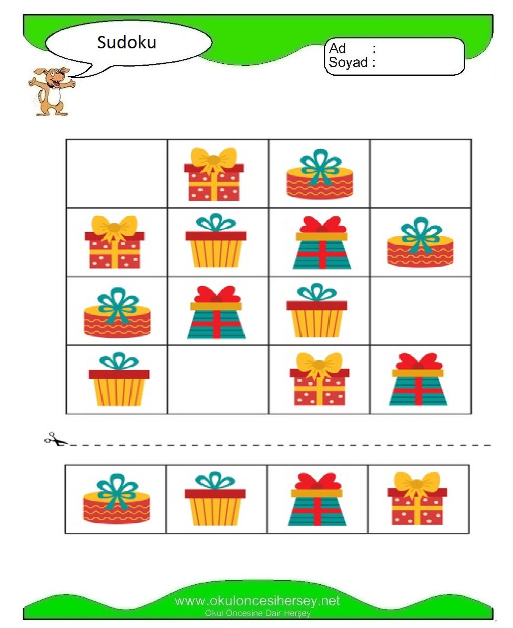 Resimli Sudoku Bulmaca