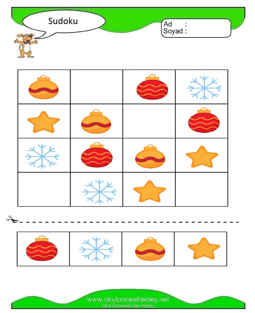 Resimli Sudoku Bulmaca
