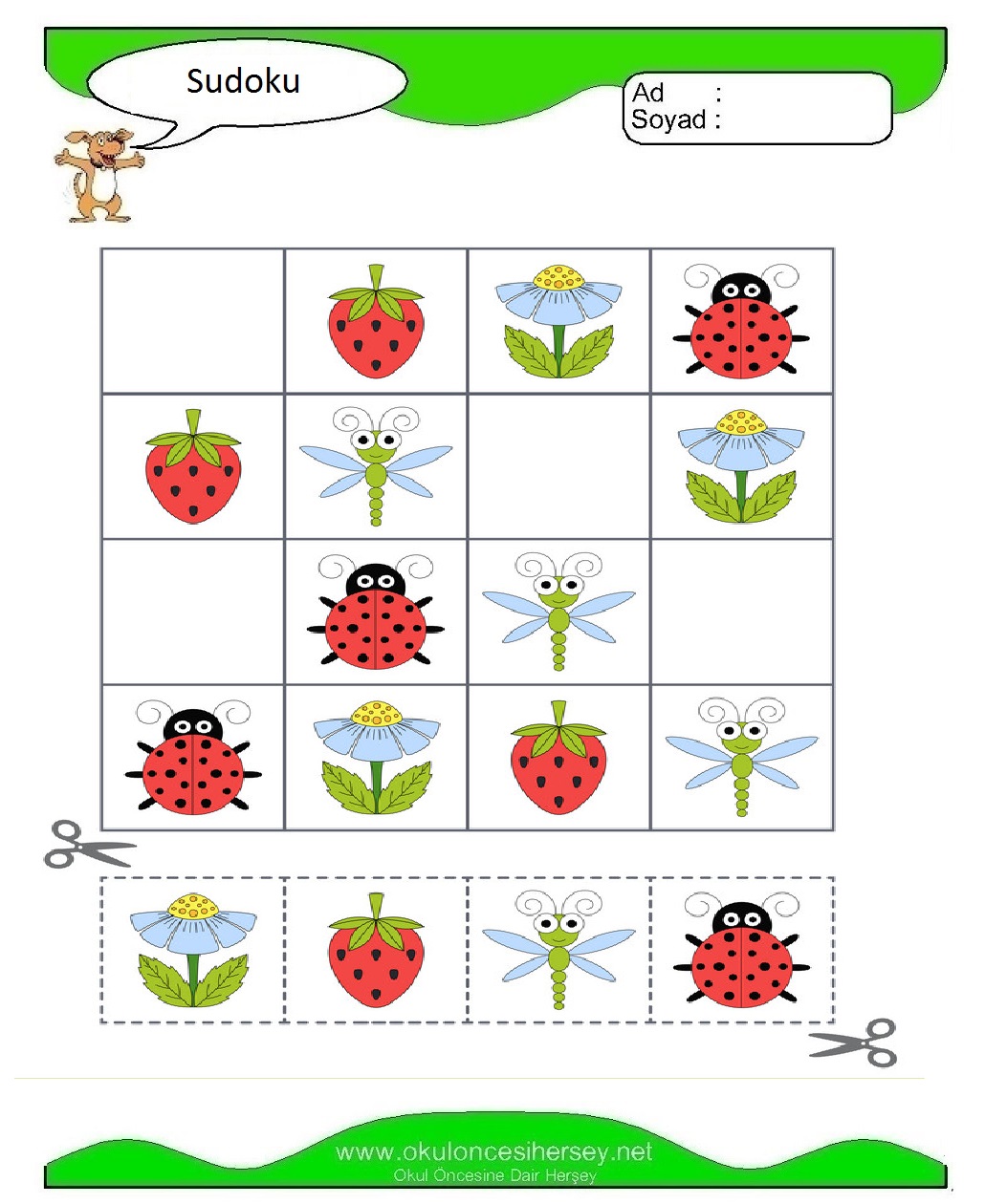 Resimli Sudoku Bulmaca