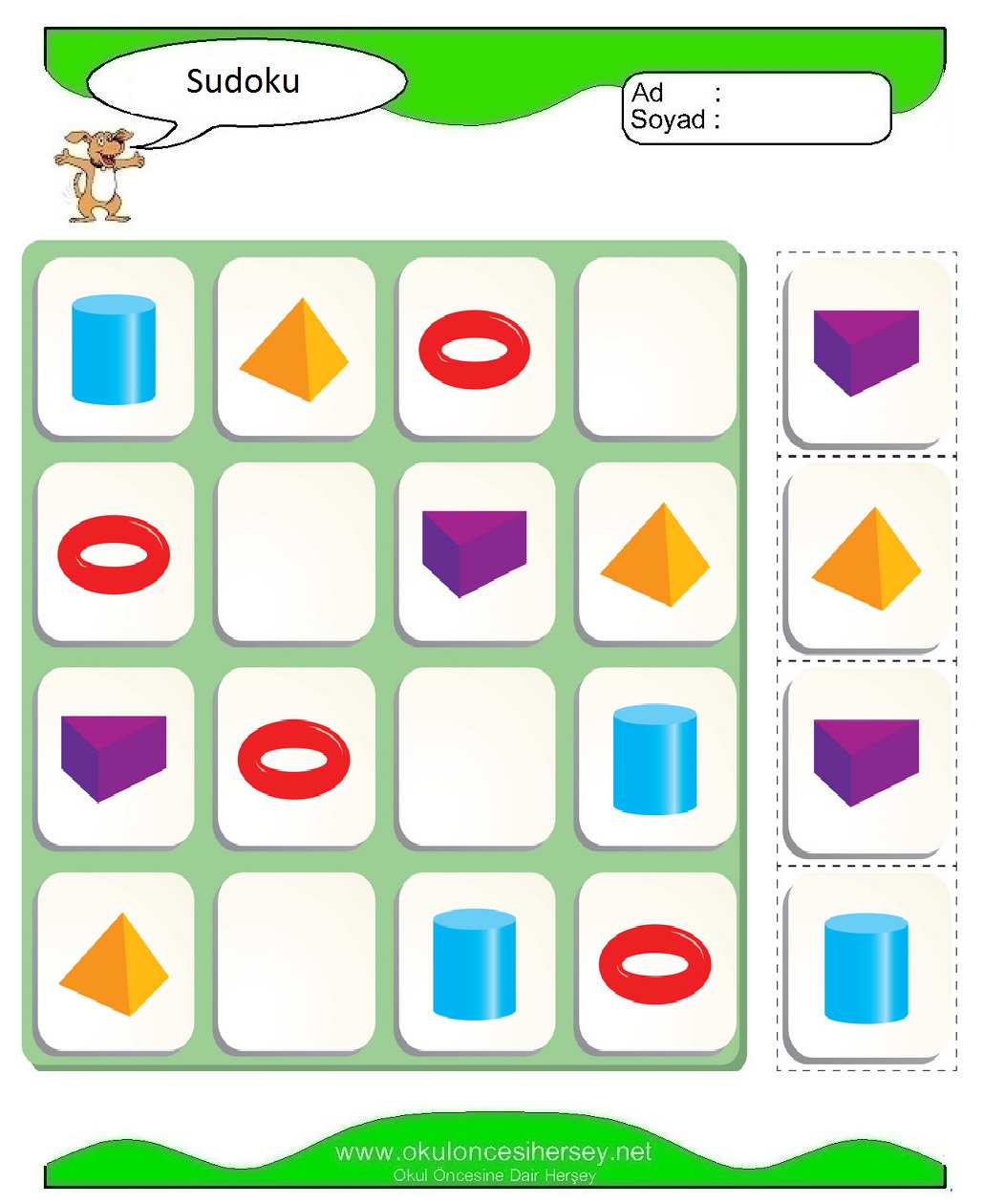 Resimli Sudoku Bulmaca