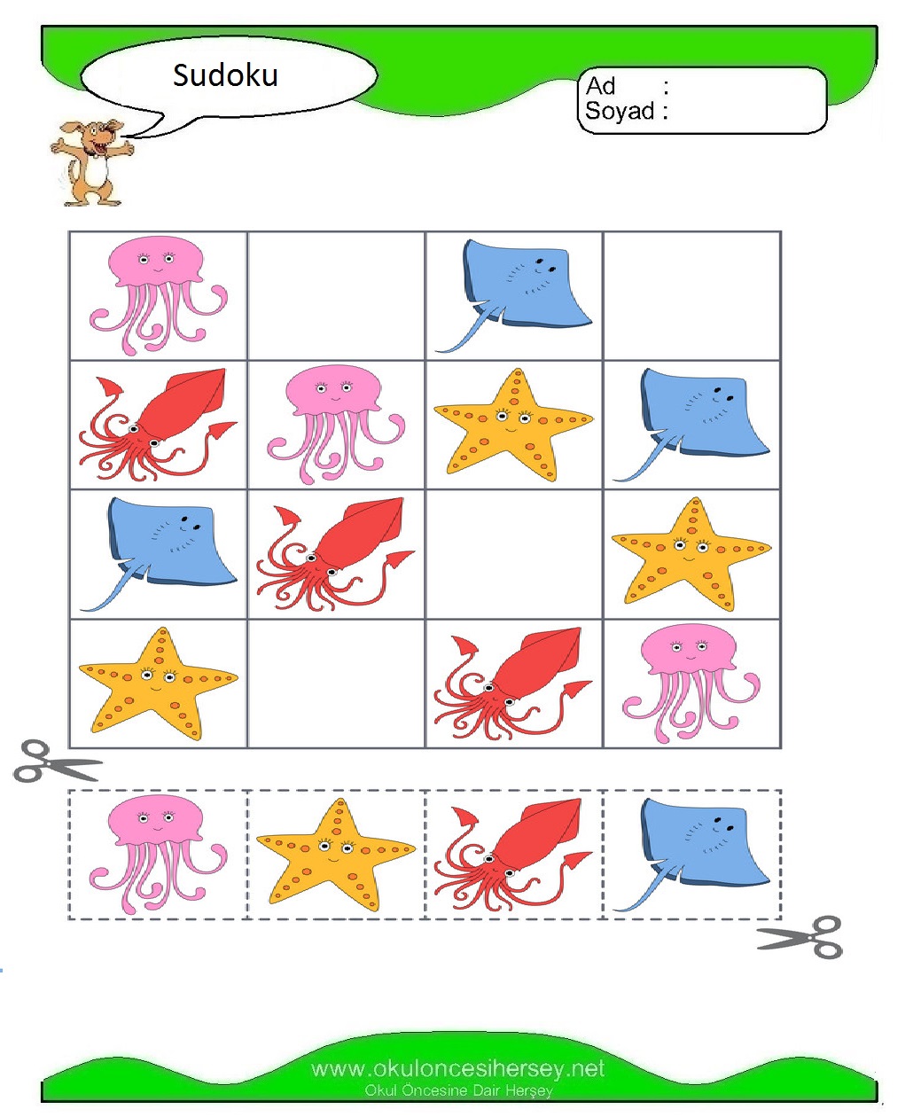 Resimli Sudoku Bulmaca