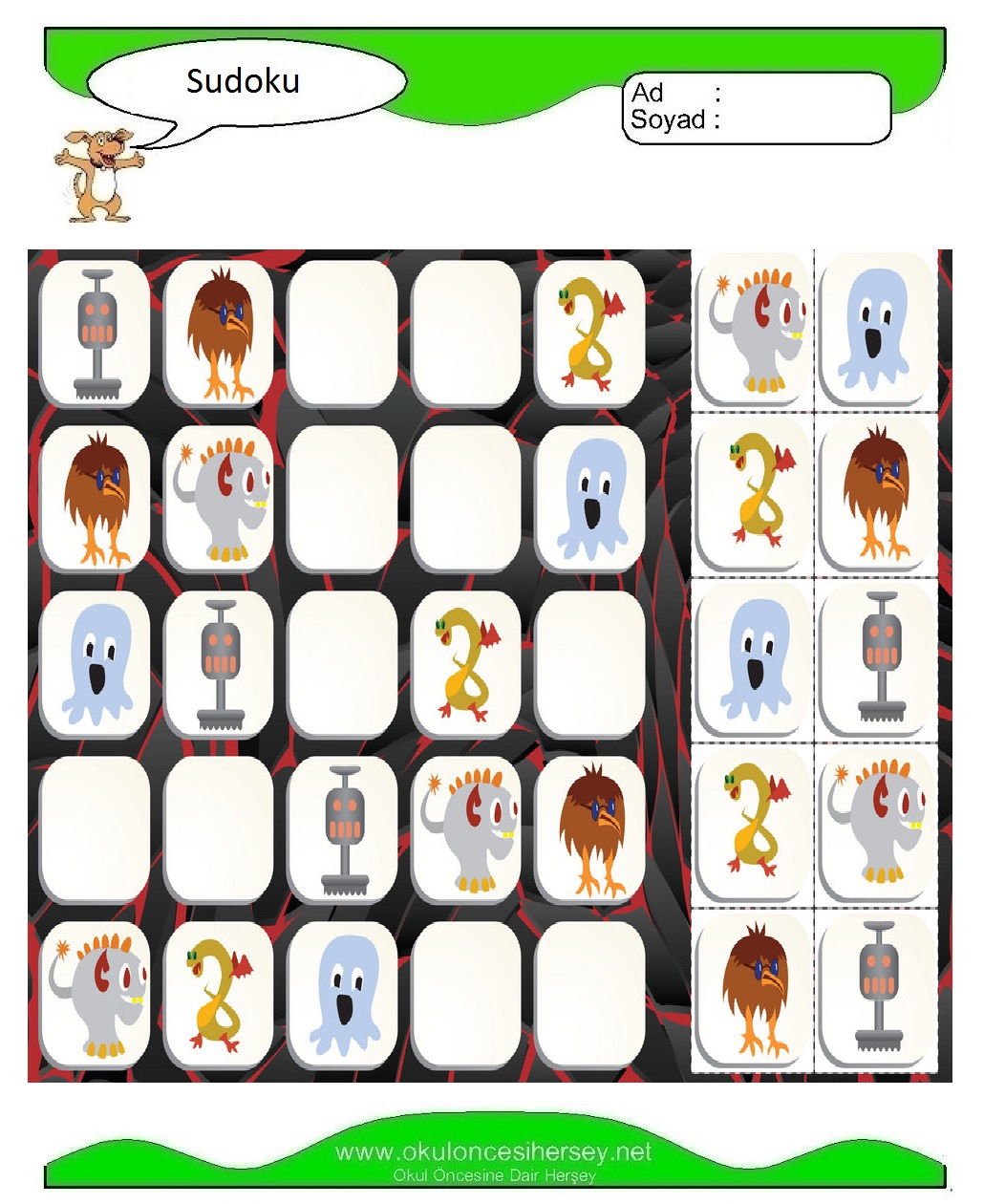 Resimli Sudoku Bulmaca