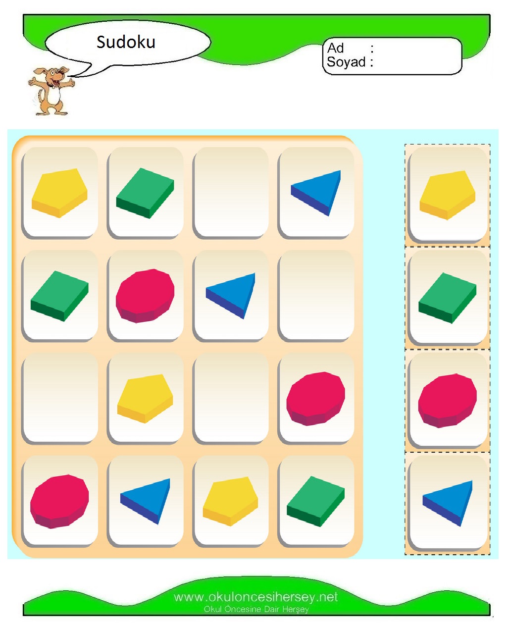 Resimli Sudoku Bulmaca