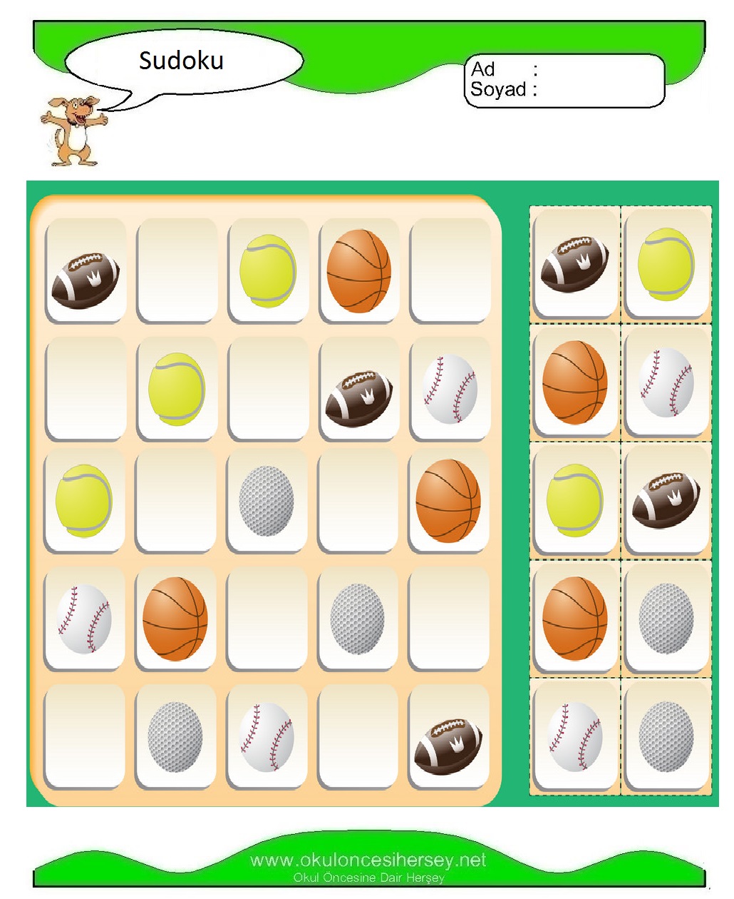 Resimli Sudoku Bulmaca