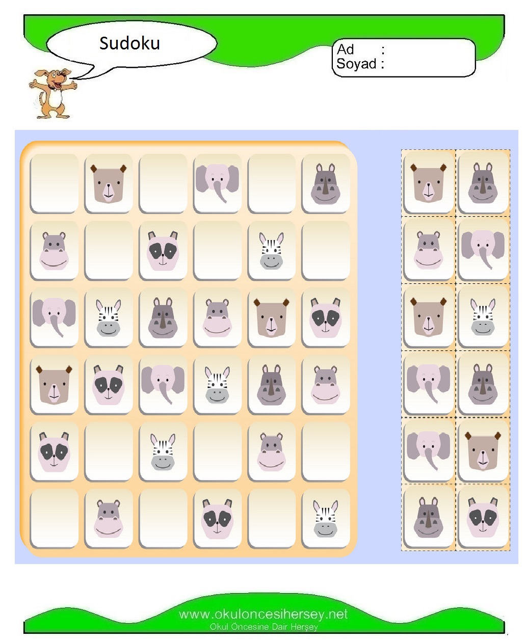 Resimli Sudoku Bulmaca