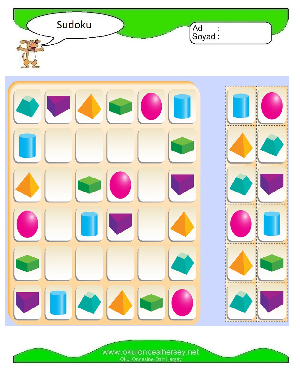 Resimli Sudoku Bulmaca