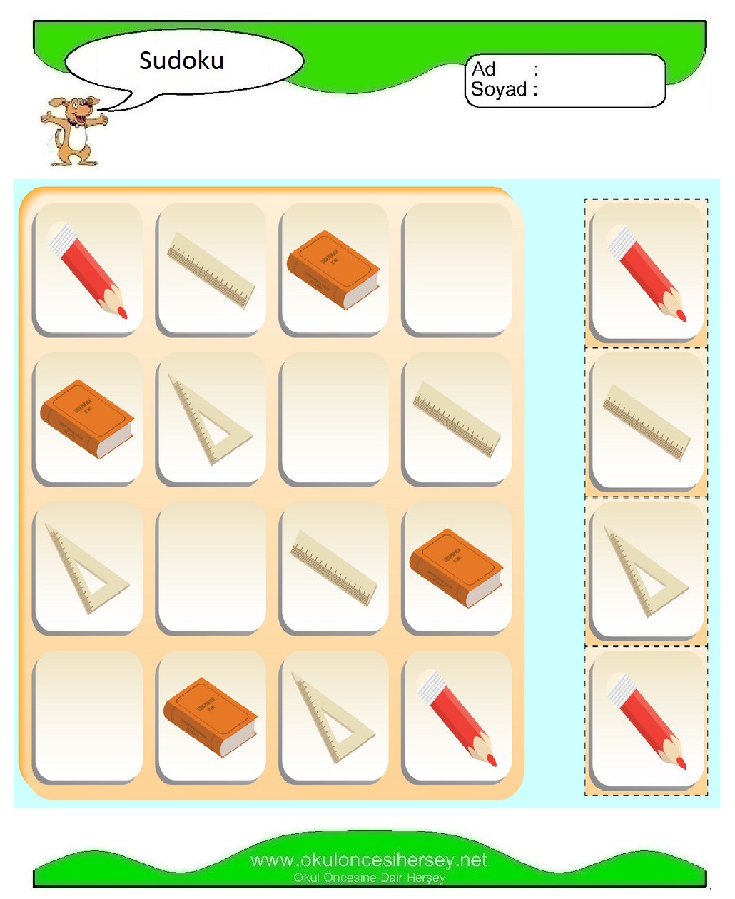 Resimli Sudoku Bulmaca