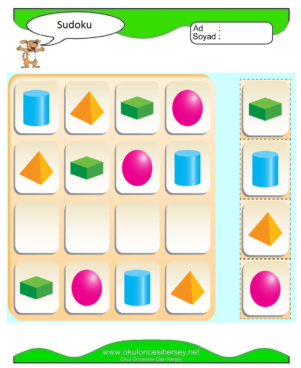 Resimli Sudoku Bulmaca