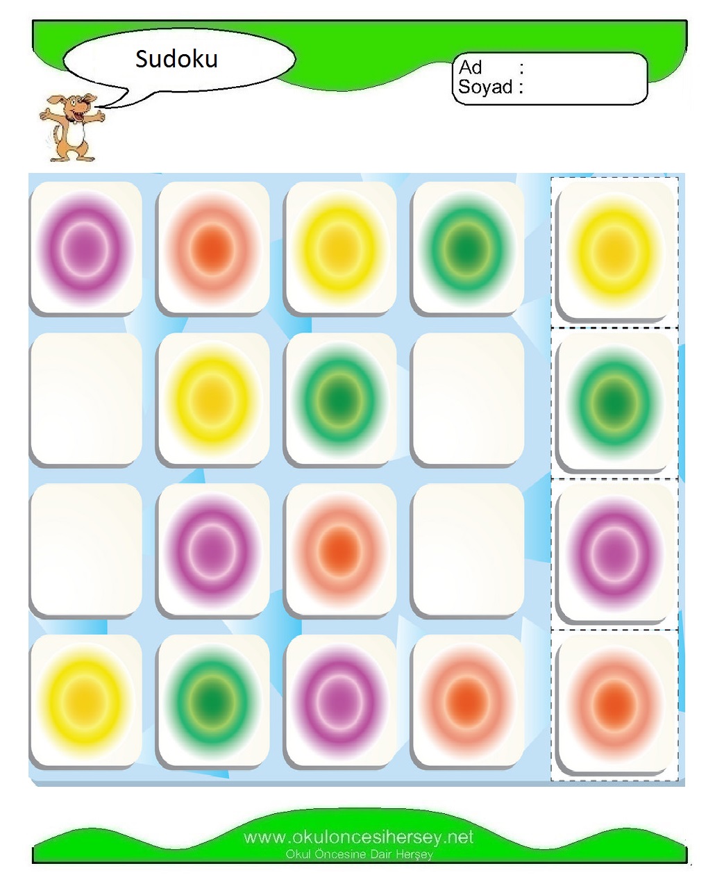 Resimli Sudoku Bulmaca