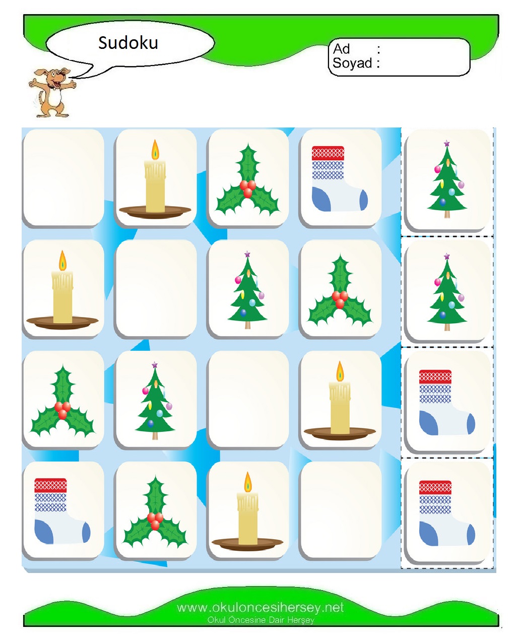 Resimli Sudoku Bulmaca