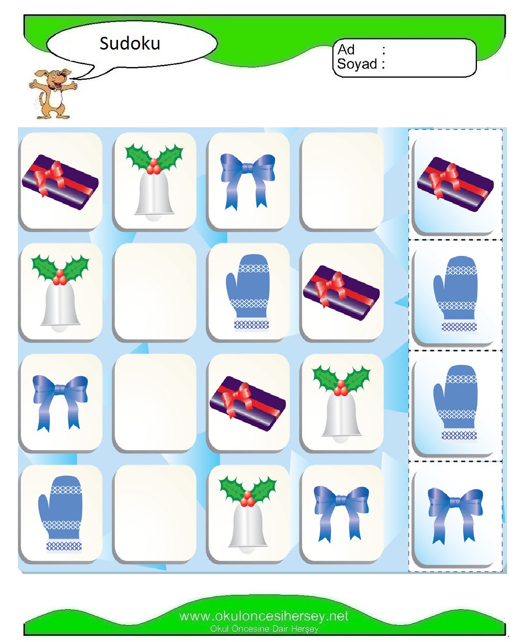 Resimli Sudoku Bulmaca