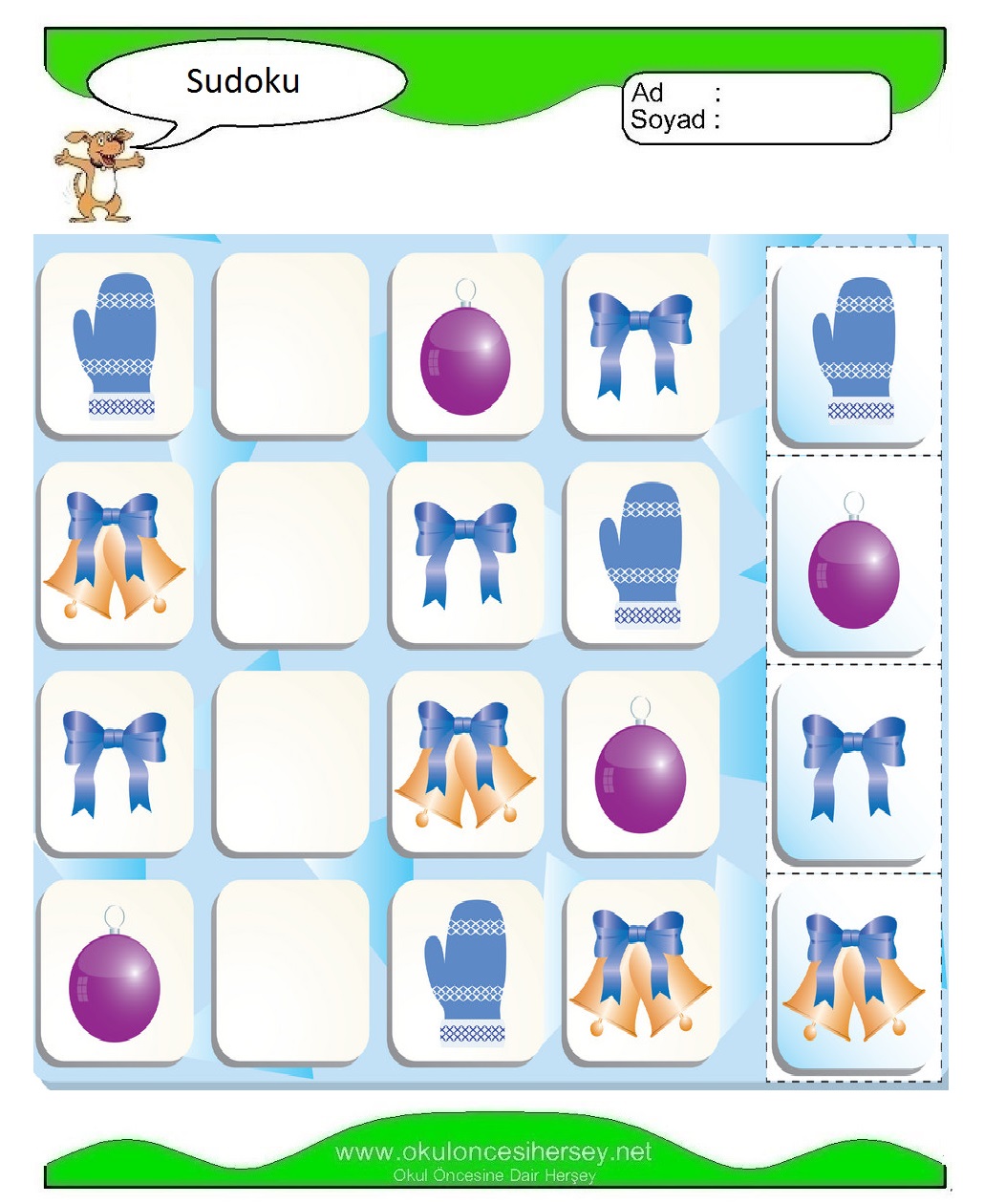 Resimli Sudoku Bulmaca