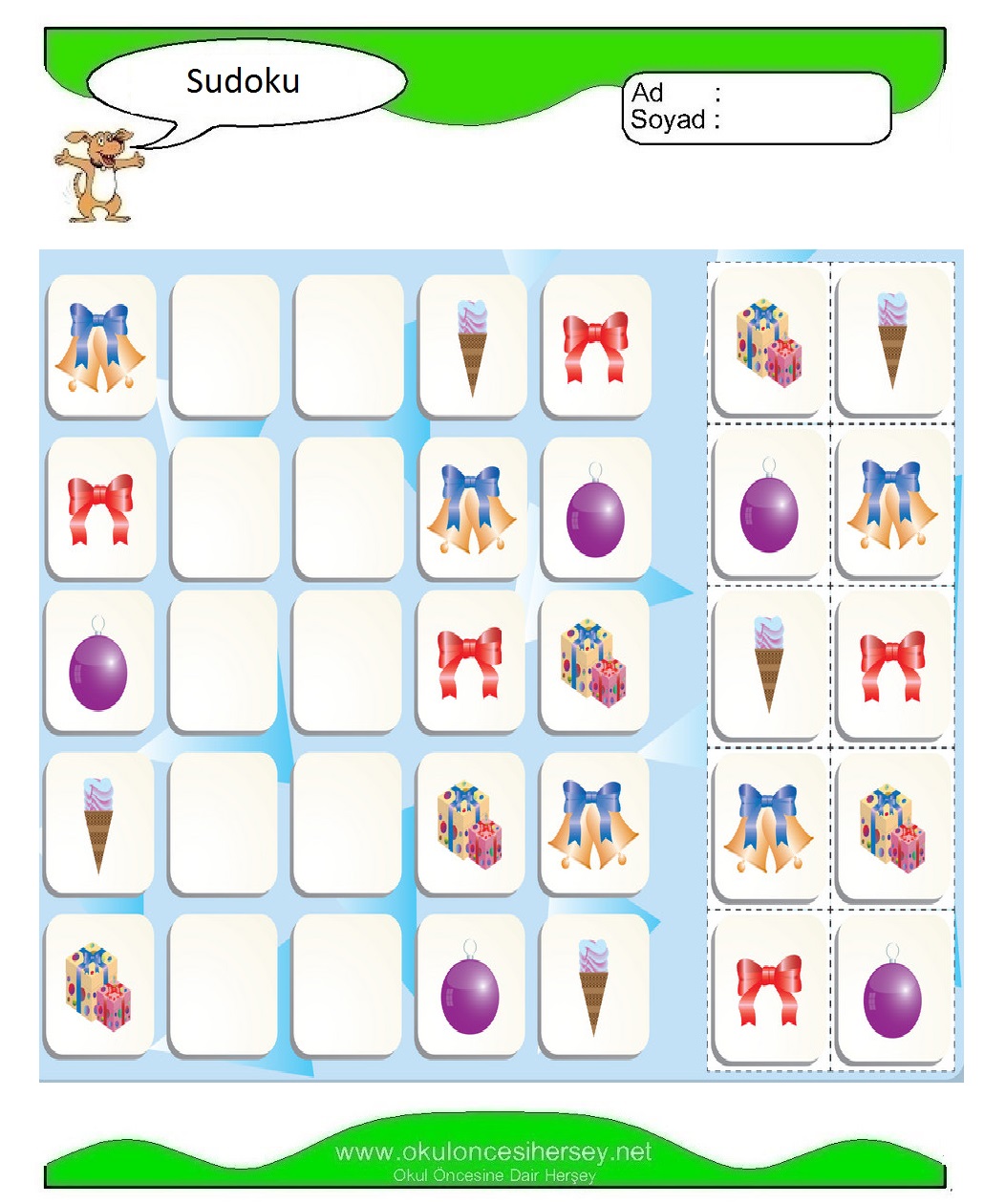 Resimli Sudoku Bulmaca