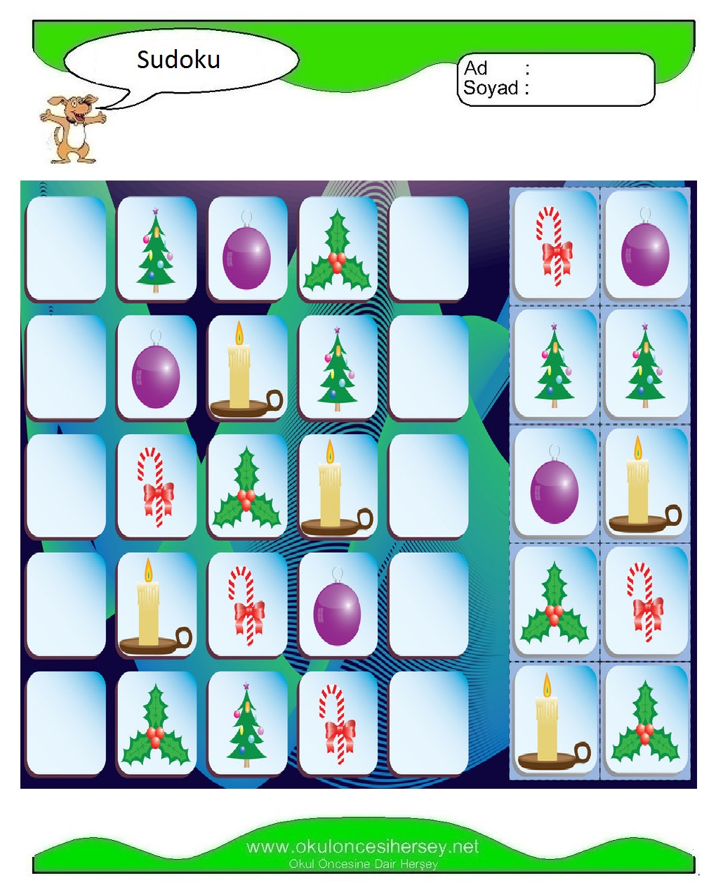 Resimli Sudoku Bulmaca